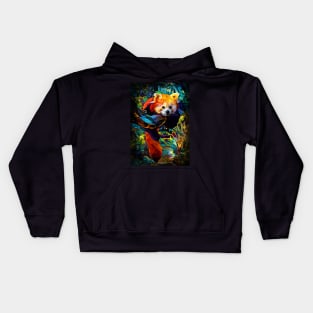 Colorful Panda Kids Hoodie